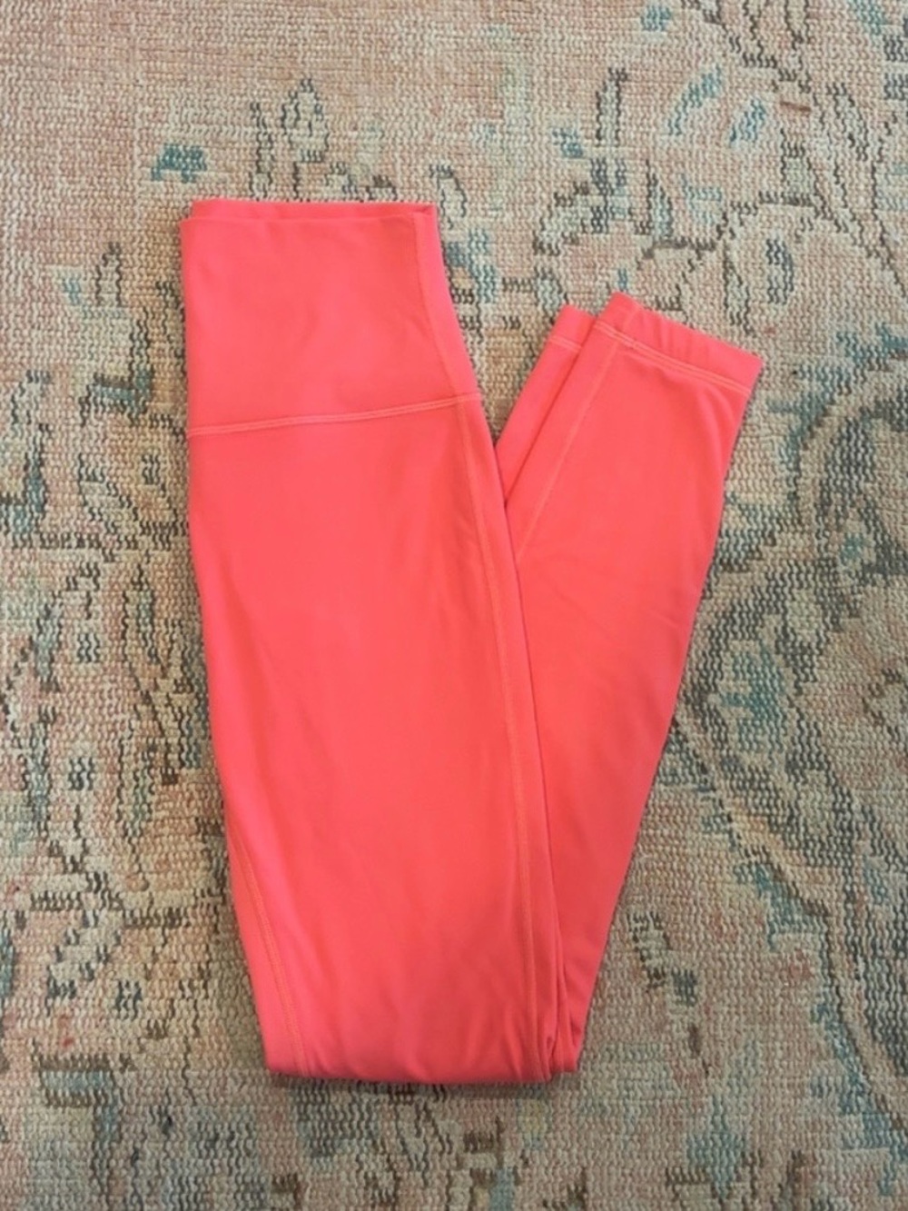lululemon athletica Coral Pink Leggings